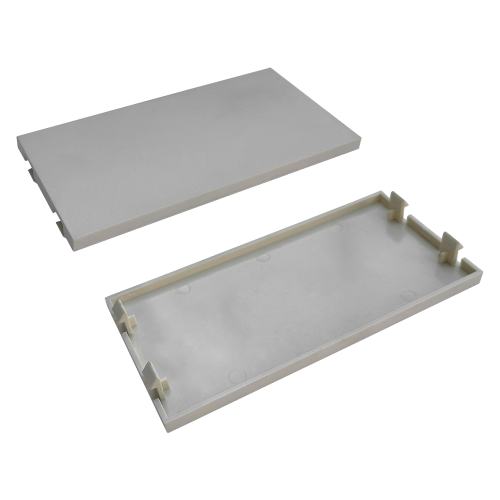 Заглушка двойная, для башенок и блоков, белая